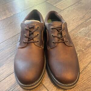 Dunham Byrne Waterproof Oxford Dark Brown Leather Boots Men's Size 9 NWOB